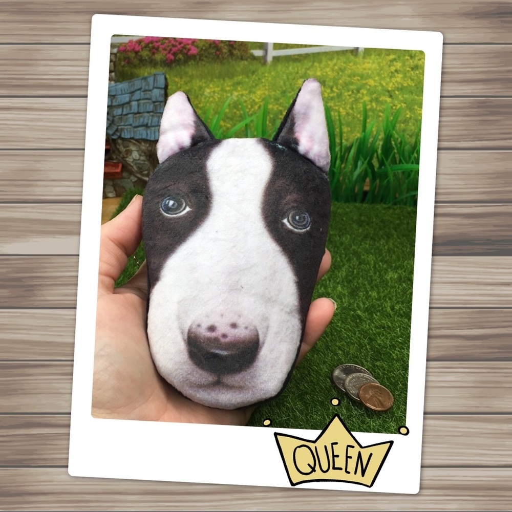 Bull Terrier Dog Coin Purse - Picture 2 of 8